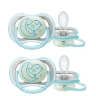 Philips AVENT SCF176/22 - Ultra air Soothers - Νυχτερινές πιπίλες 6-18m+
