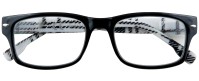Zippo Γυαλιά Ανάγνωσης - Πρεσβυωπίας Unisex +3.00 σε  Μαύρο-Λευκό χρώμα 31Z-B4-BLK 300