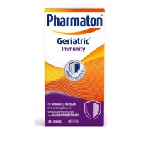 Pharmaton Geriatric Immunity Συμπλήρωμα διατροφής με συνδυασμό βιταμινών και μετάλλων, που υποστηρίζει τη φυσιολογική λειτουργία του ανοσοποιητικού συστήματος.30 δισκία