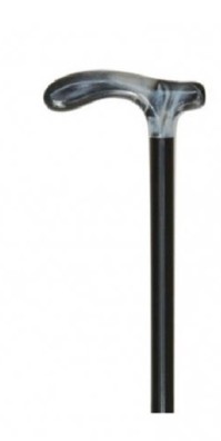 Johns Μπαστούνι Μεταλλικό Ρυθμιζόμενου Ύψους σε Μαύρο Χρώμα (Ref.15260) 1τεμάχιο