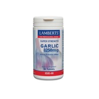 Lamberts Garlic 8250mg Συμπλήρωμα Διατροφής με Σκόρδο, 60tabs