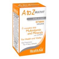 HEALTH AID Vegan  A TO Z MULTIVIT tablets 30s
