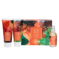 Fresh Line Promo Limited Edition Amber Orange Σετ Περιποίησης Σώματος-Αφρόλουτρο 200ml, Γαλάκτωμα Σώματος 200ml και Νερό Σώματος 150ml