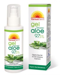 VarousDerm Gel Organic Aloe 97,5% Γέλη Βιολογικής Αλόης Για Αντιμετώπιση Ερεθισμών Του Δέρματος - 100ml