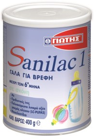 SANILAC 1 Γάλα σε Σκόνη 400g ΓΙΩΤΗΣ