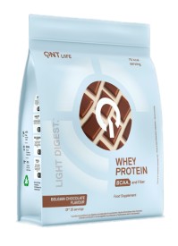 QNT Light Digest Whey Πρωτεΐνη Ορού Γάλακτος Χωρίς Γλουτένη με Γεύση Belgian Chocolate 500gr