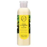 Fresh Line Juice Lemon Cheesecake Body Milk, Λεμόνι και Γκρέιπφρουτ Γαλάκτωμα Σώματος 200ml