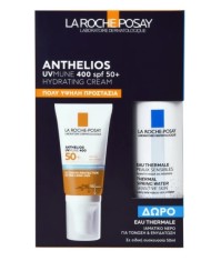 La Roche Posay Anthelios UVMune 400 Hydrating Cream SPF50+ Αντηλιακή Ενυδατική Κρέμα με Άρωμα 50ml & Δώρο Eau Thermale Ιαματικό Νερό για Τόνωση και Ενυδάτωση 50ml