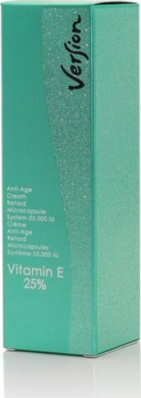 Version Vitamin E 25% 24ωρη Ενυδατική & Αντιγηραντική Κρέμα Προσώπου για Ξηρές Επιδερμίδες 50ml