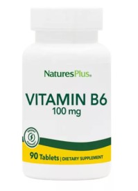Natures Plus B-6 100mg 90 ταμπλέτες Προσθήκη στη σύγκριση  Natures Plus Vitamin B6 100mg Συμπλήρωμα με Βιταμίνη Β για Πνευματική & Σωματική Ευεξία 90 Ταμπλέτες