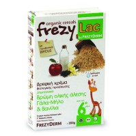 Frezyderm Frezylac Βρεφική Κρέμα Βρώμης Ολικής Άλεσης με Γάλα, Μήλο και Βανίλια  Περιέχει βιολογικό γάλα 200gr