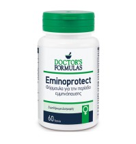 DOCTORS FORMULAS EMINOPROTECT Εξασφαλίζει τη Μείωση των Δυσάρεστων Συμπτωμάτων της Εμμηνόπαυσης, τη Φυσιολογική Λειτουργία του Νευρικού Συστήματος & τη Φυσιολογική Σύνθεση των Στεροειδών Ορμονών.60 CAPS