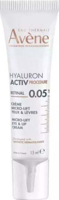 Avene Hyaluron Activ Micro Lift Κρέμα Ματιών & Χειλιών Retinal 0.05ml