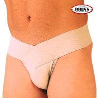 Johns σπασουάρ μπέζ Νο6 με βαμβακερή ζώνη (12600)