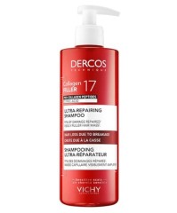 Vichy Dercos Collagen Filler 17 Ultra-Repairing Shampoo κατά Σπασίματος 400ml