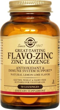 Solgar Flavo-zinc 23mg Συμπλήρωμα Διατροφής με Ψευδάργυρο για το Ανοσοποιητικό, 50 Παστίλιες