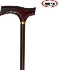 Johns 15285 Μπαστούνι Ξύλινο Με Πλάγια Λαβή Ταφ Γυναικείο Καφέ 1 τεμάχιο