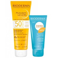 Bioderma Lait Ultra Αντηλιακό Γαλάκτωμα για το Πρόσωπο & το Σώμα Spf50+, 200ml & ΔΩΡΟ Bioderma After Sun Προσώπου Σώματος, 100ml