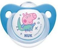 Nuk Peppa Pig Trendline Πιπίλα Σιλικόνης Κατάλληλη Για Τη Γνάθο Χωρίς ΒΡΑ,  Μπλε* 6-18 Μηνών, 1τεμ