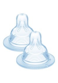 Mam Θηλή Σιλικόνης Μεγάλης Ροής Μέγεθος:X για 6+ μηνών 2 Τεμάχια [415S]