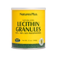 Natures Plus Lecithin Granules Φόρμουλα με Λεκιθίνη Σόγιας σε Κόκους 340g