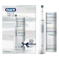 Oral-B Pro 3 3500 Design Edition Ηλεκτρική Οδοντόβουρτσα Λευκή με Θήκη Ταξιδίου, 1τεμ