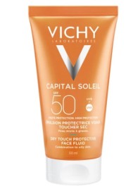 Vichy Ideal Soleil Mattifying Face Fluid Dry Touch SPF50 Λεπτόρρευστη Αδιάβροχη Υφή και Ματ Αποτέλεσμα 50ml