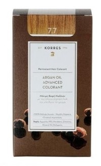 Korres Argan Oil Advanced Colorant Βαφή Μαλλιών 7.7 Μόκα 50ml