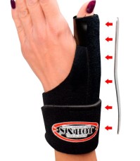 Johns 120217 Spika Αντίχειρα Wrap Around Black Line One Size 120217 (Small - XLarge)