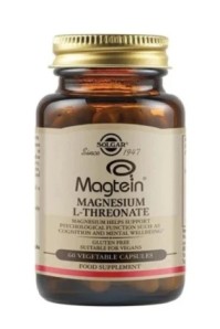 Solgar Magtein Magnesium L-Threonate  Μαγνήσιο για Εγκέφαλο, Μνήμη & Συγκέντρωση 60 Κάψουλες