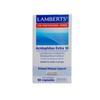 Lamberts Acidophilus Extra10 για Άτομα που Πάσχουν από Διαταραχή της Ισορροπίας της Εντερικής Χλωρίδας, 60caps