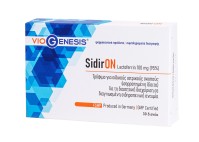 VioGenesis SidirON Lactoferrin 100mg Για τη διαιτητική διαχείριση σε διαγνωσμένη σιδηροπενική αναιμία. 30 Tabs