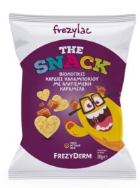 Frezyderm Frezylac nack Hearts Βιολογικές Καρδίες Καλαμποκιού με Αλατισμένη Καραμέλα, 30g