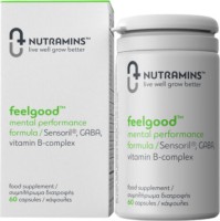 Nutramins Feelgood Συμπλήρωμα για το Άγχος και τη Μνήμη 60 κάψουλες