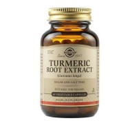 Solgar Turmeric Root Extract Συμπλήρωμα Διατροφής Κουρκουμά με Αντιοξειδωτική Δράση για Ομαλή Λειτουργία Πεπτικού Συστήματος - Ιδανικό για Συμπτώματα Δυσπεψίας, 60veg.caps