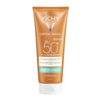 Vichy Capital Soleil Multi-protection Milk SPF50+ Αντιηλιακό Γαλάκτωμα Με Υαλουρονικό 200ml