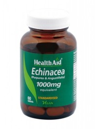HEALTH AID VEGAN ECHINACEA 1000MG 60TABS