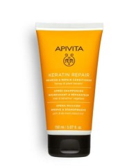 Apivita Κρέμα Θρέψης & Επανόρθωσης για Ξηρά-Ταλαιπωρημένα Μαλλιά με Μέλι και Φυτική Κερατίνη 150ml
