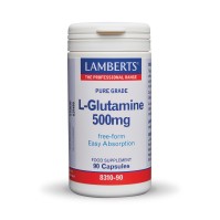 Lamberts L-Glutamine 500mg – Συμπλήρωμα Διατροφής με L-Γλουταμίνη 90caps