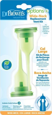 Dr. Browns Ανταλλακτικό Βάση-Σωλήνας Ροής για Μπιμπερό με Φαρδύ Λαιμό 2 τεμαχίων.