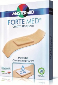 Master Aid Αυτοκόλλητα Επιθέματα Forte Med 78x20mm 20τμχ