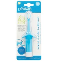 Dr. Browns Training Toothbrush Super Soft Εκπαιδευτική Οδοντόβουρτσα Ελεφαντάκι Μπλε (HG014) Για βρέφη & παιδιά απο 0-3 ετών 1 τεμάχιο