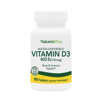 Natures Plus Vitamin D 400 I.U. Συμπλήρωμα Διατροφής Βιταμίνης D Για Την Καλή Λειτουργία Του Νευρικού Συστήμστος 90 ταμπλέτες