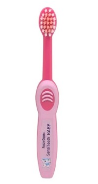 Frezyderm SensiTeeth Toothbrush 6-36m Soft Ροζ Μαλακή Οδοντόβουρτσα για Μωρά 1τμχ