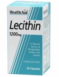 Health Aid Lecithin 1200mg Συμπλήρωμα Διατροφής Λεκιθίνης Φυσικής Λιποδιάλυσης 50 Κάψουλες