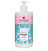 Messinian Spa Family Fun Shower Gel Bubblegum Αφρόλουτρο για Όλη την Οικογένεια με Άρωμα Τσιχλόφουσκα 750ml