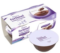 Nutricia Fortimel Creme Protein 1.6Kcal Chocolate Κρέμα για τη Διαιτητική Διαχείριση της Δυσθρεψίας Σοκολάτα 4x125gr