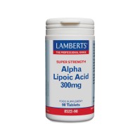 Lamberts Alpha Lipoic Acid 300mg, Αντιοξειδωτικό Συμπλήρωμα Άλφα Λιποϊκού Οξέως, 90 tabs