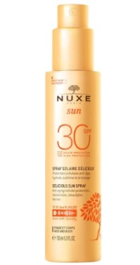 Nuxe Delicious Sun Spray High Protection SPF30 Αντηλιακό Γαλάκτωμα για Πρόσωπο & Σώμα, 150ml