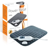 Alfacare Power Heat Heating Pad 100W Ηλεκτρική Θερμοφόρα 40x30cm Γκρι 1 Τεμάχιο